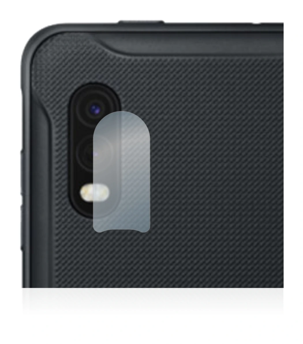 Imagen del dispositivo Samsung Galaxy XCover Pro (SÓLO Cámara) con una amplia variedad de protectores de pantalla.