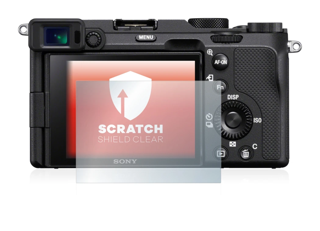 Imagen del dispositivo Sony A7C con una amplia variedad de protectores de pantalla.