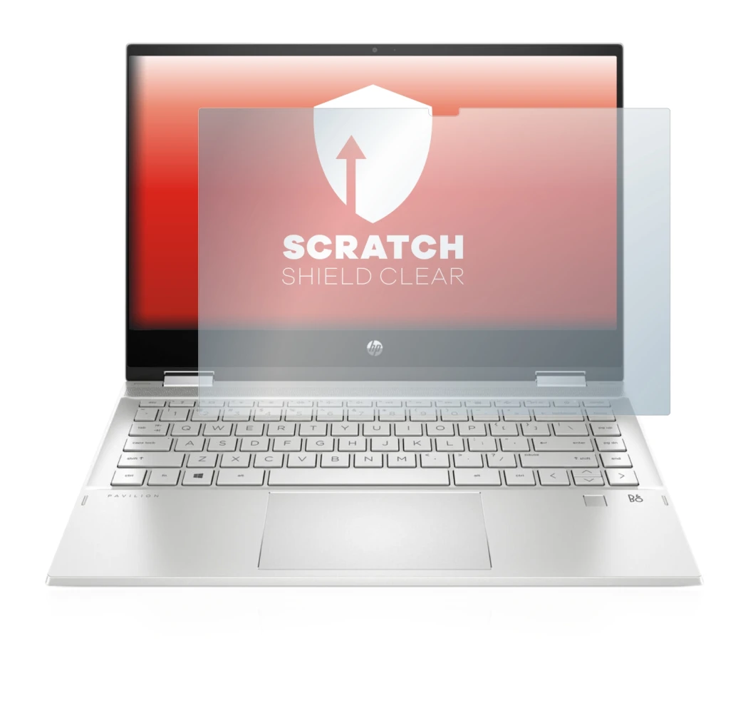 Imagen del dispositivo HP Pavilion x360 (14-dwX) con una amplia variedad de protectores de pantalla.
