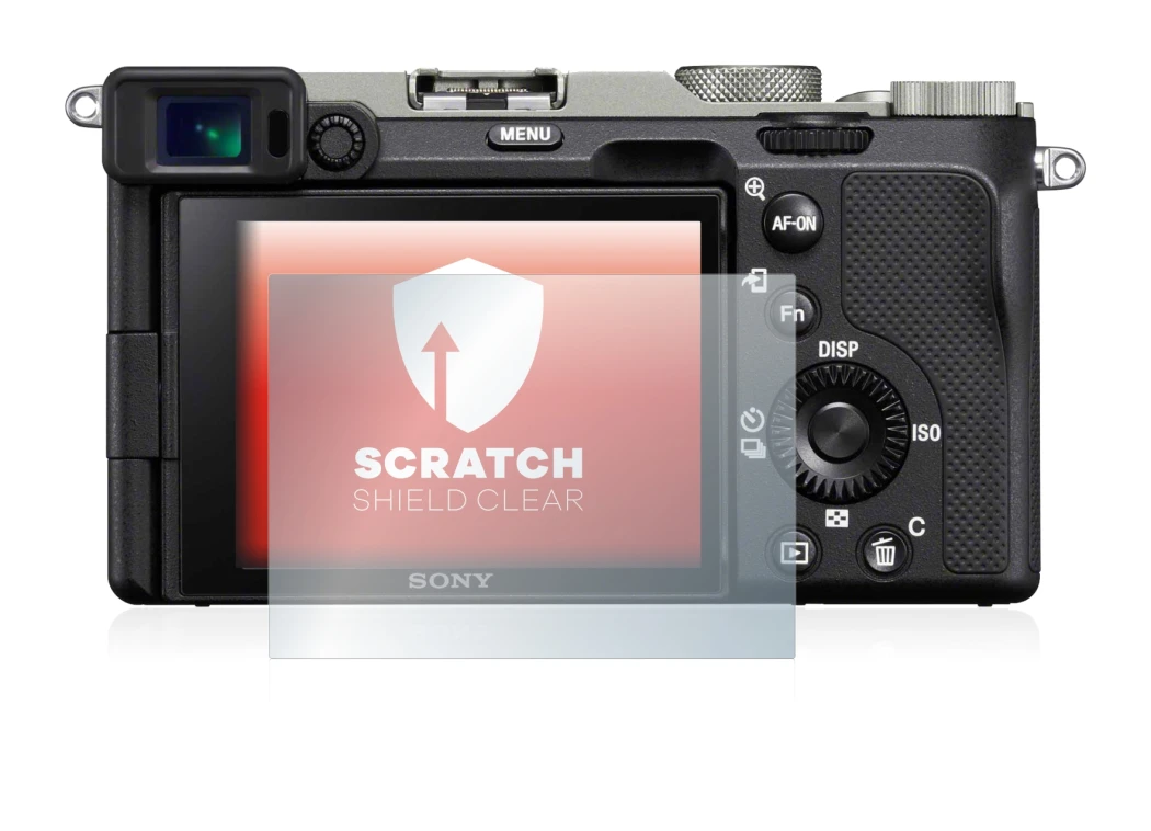 Imagen del dispositivo Sony Alpha 7C con una amplia variedad de protectores de pantalla.
