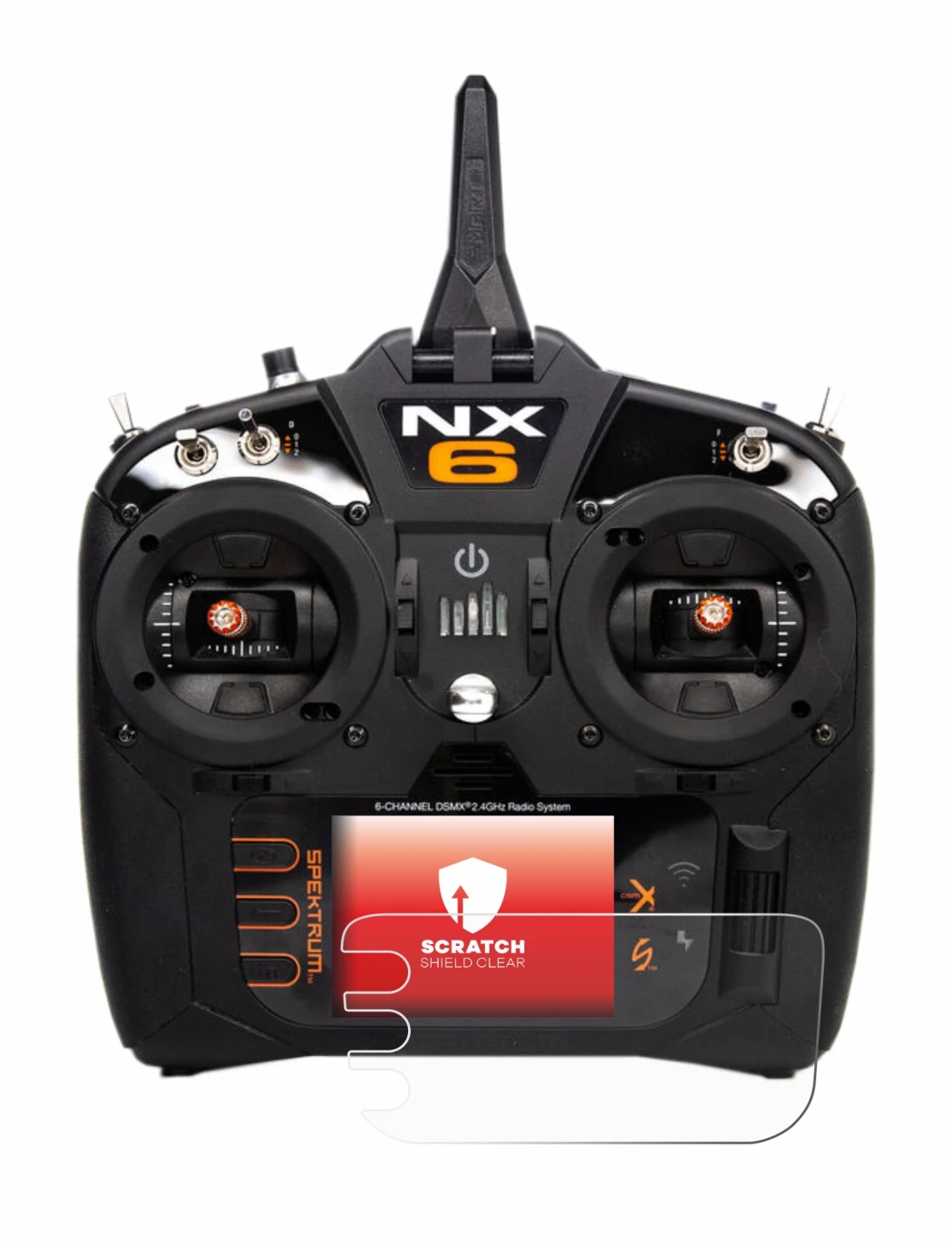Imagen del dispositivo Spektrum NX10 con una amplia variedad de protectores de pantalla.