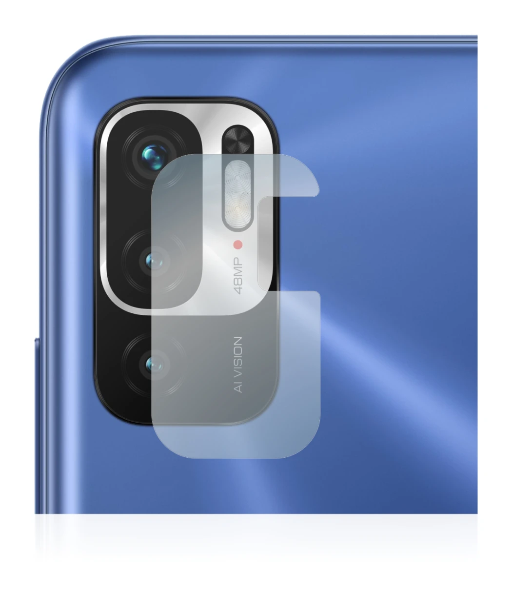 Imagen del dispositivo Xiaomi Redmi Note 10 5G (SÓLO Cámara) con una amplia variedad de protectores de pantalla.