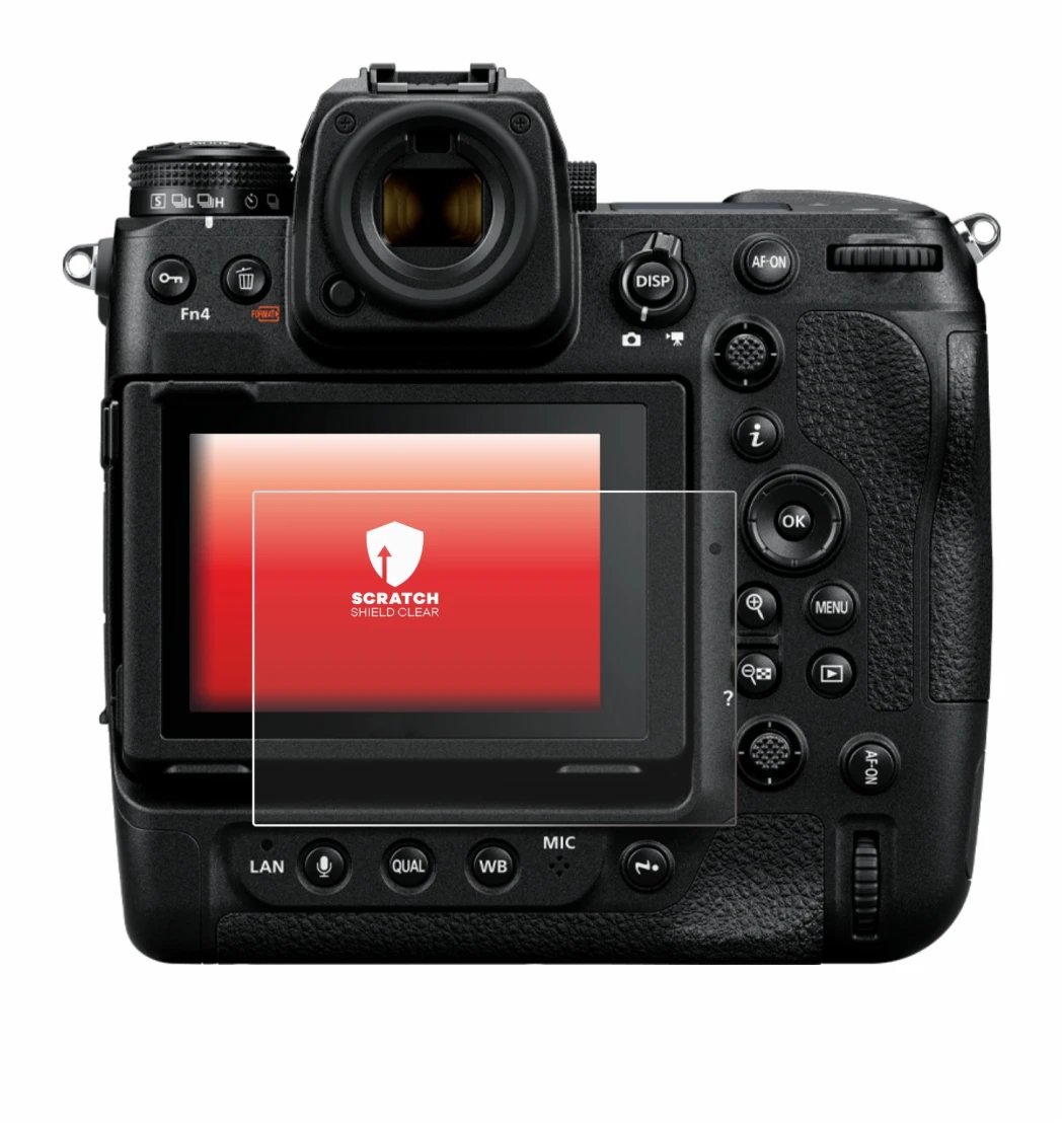 Imagen del dispositivo Nikon Z 9 con una amplia variedad de protectores de pantalla.