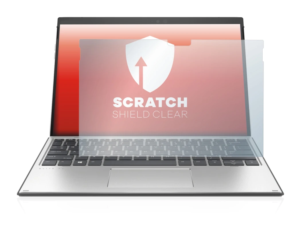 Imagen del dispositivo HP Elite x2 G8 con una amplia variedad de protectores de pantalla.