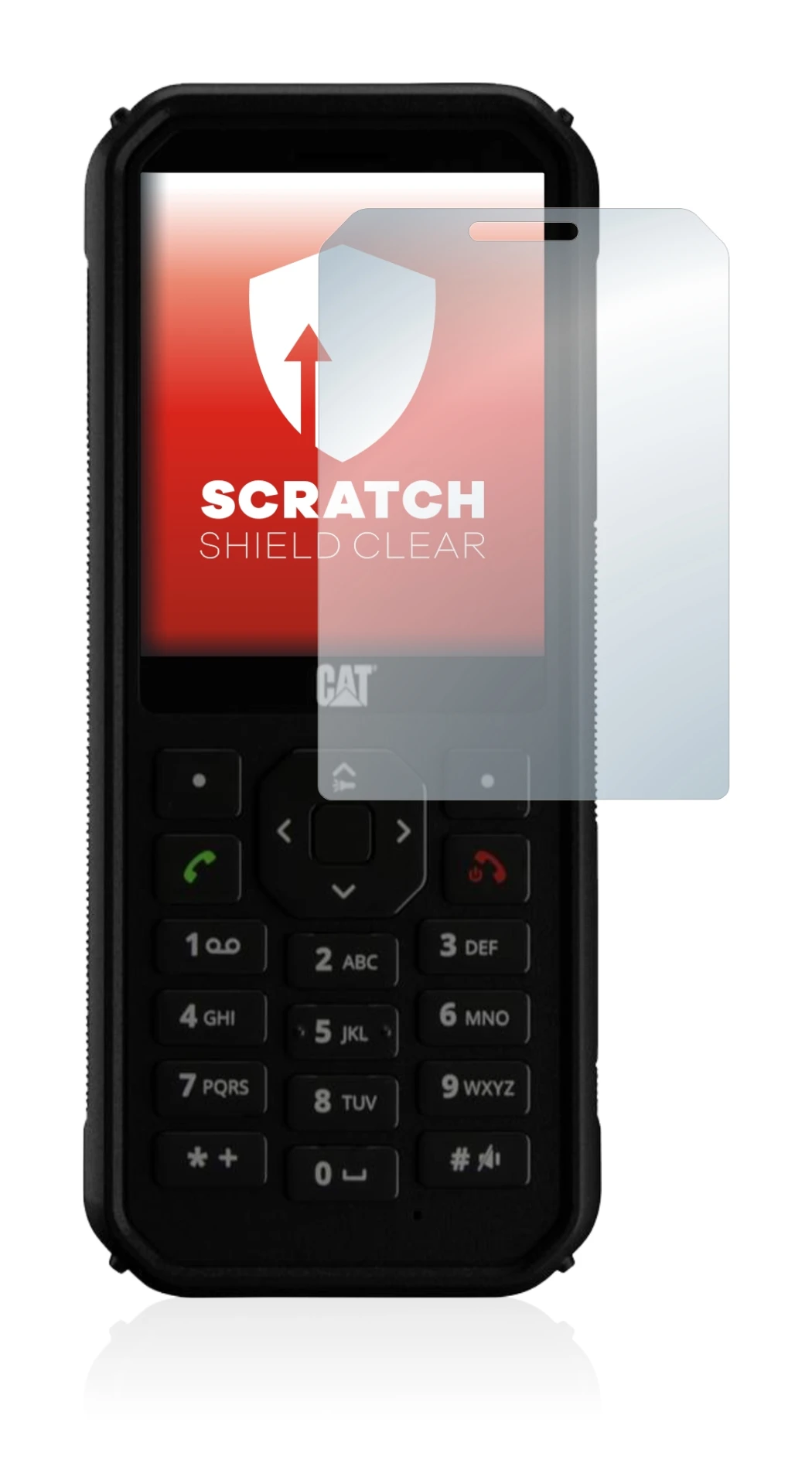 Imagen del dispositivo Caterpillar Cat B40 con una amplia variedad de protectores de pantalla.