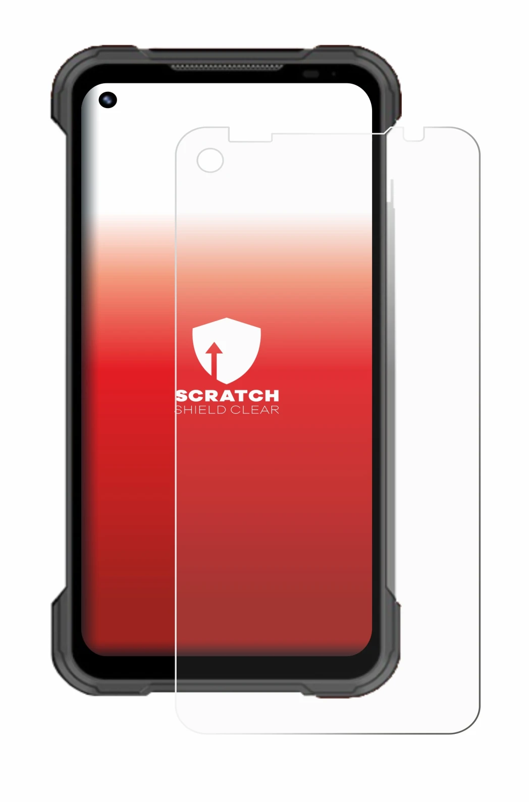 Imagen del dispositivo Doogee S97 Pro con una amplia variedad de protectores de pantalla.