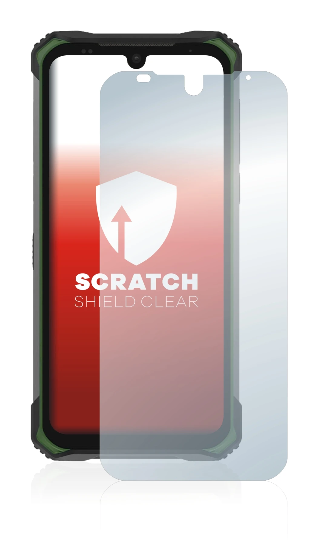 Imagen del dispositivo Doogee S86 Pro con una amplia variedad de protectores de pantalla.