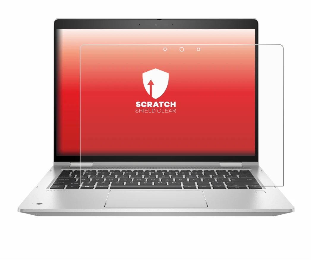 Imagen del dispositivo HP ProBook x360 435 G8 con una amplia variedad de protectores de pantalla.