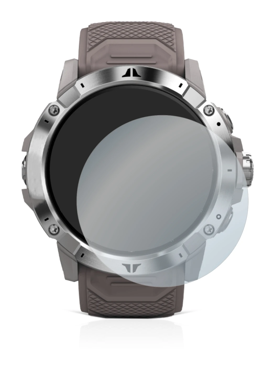 Imagen del dispositivo Coros Vertix 2 con una amplia variedad de protectores de pantalla.