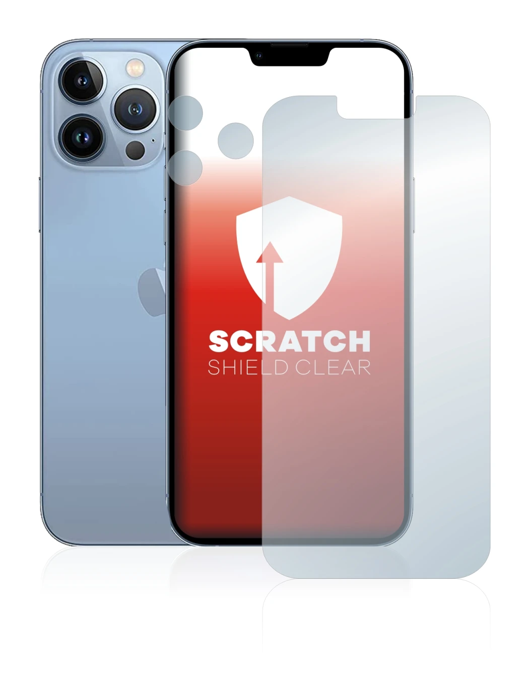 Imagen del dispositivo Apple iPhone 13 Pro Max (Frontal+Cámara) con una amplia variedad de protectores de pantalla.