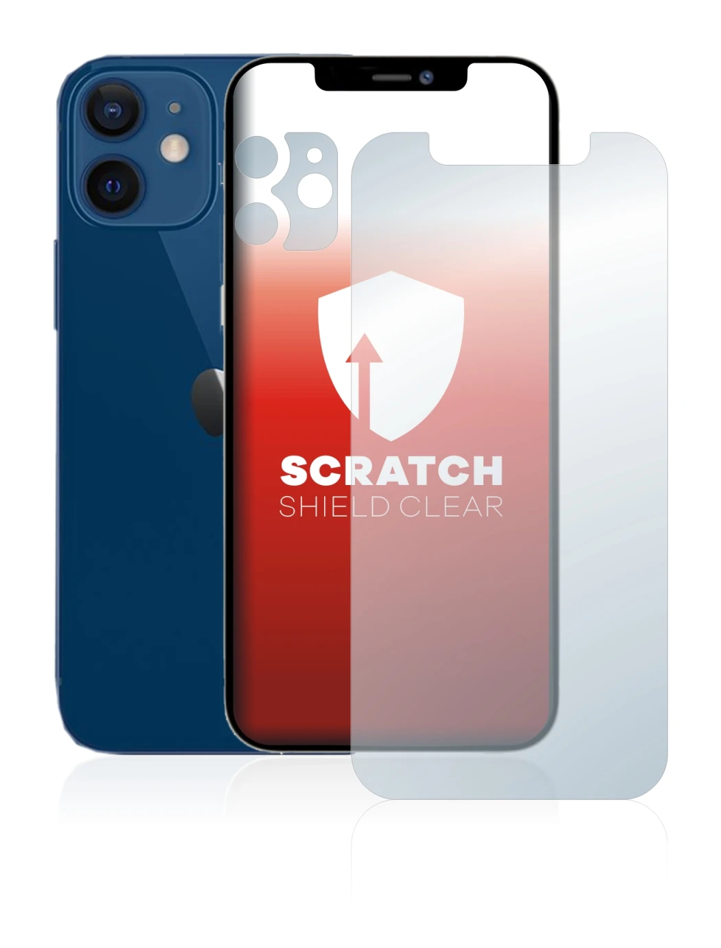 Imagen del dispositivo Apple iPhone 12 (Frontal+Cámara) con una amplia variedad de protectores de pantalla.