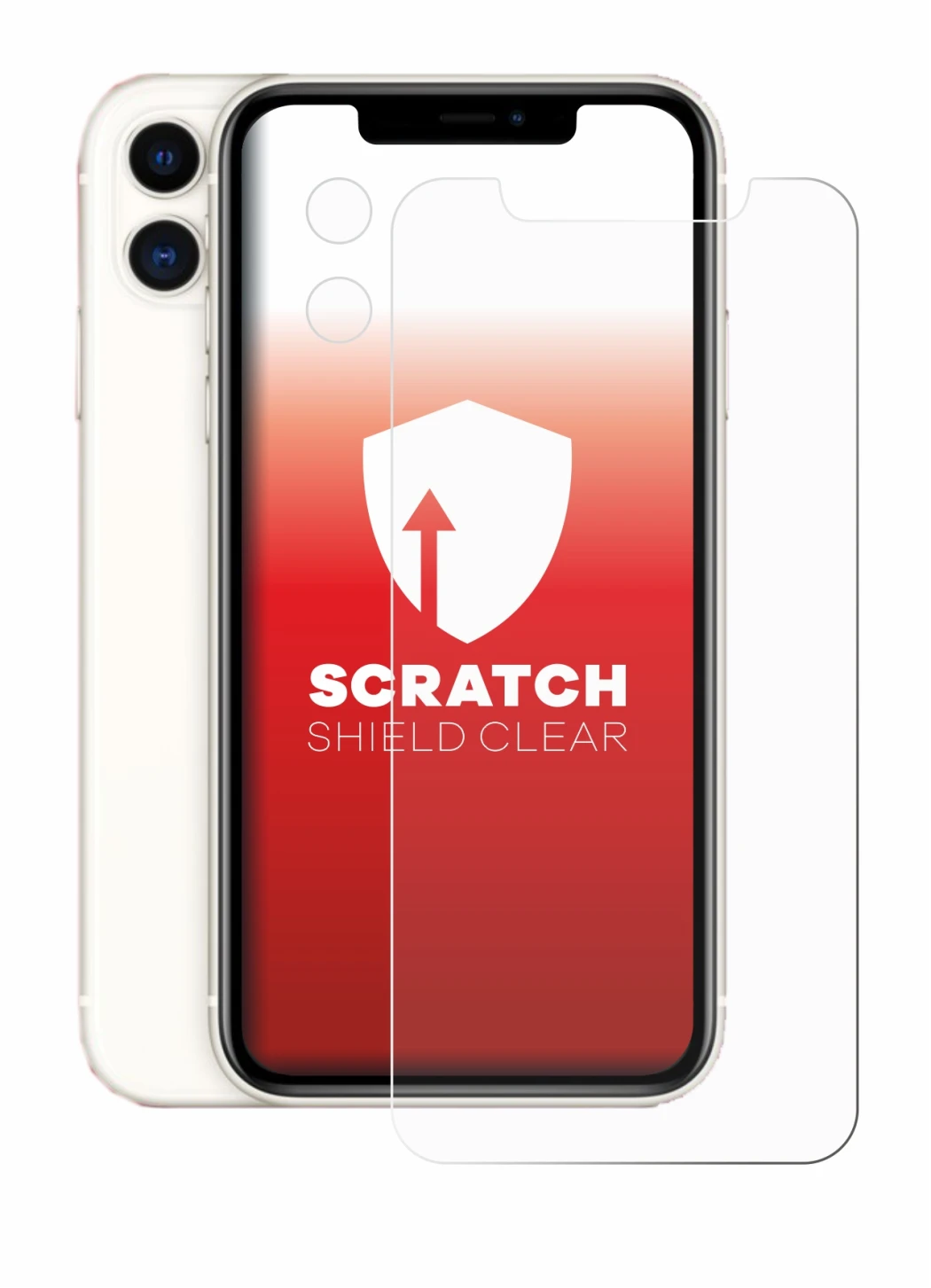 Imagen del dispositivo Apple iPhone 11 (Frontal+Cámara) con una amplia variedad de protectores de pantalla.