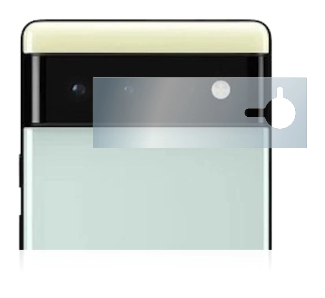Imagen del dispositivo Google Pixel 6 (SÓLO Cámara) con una amplia variedad de protectores de pantalla.