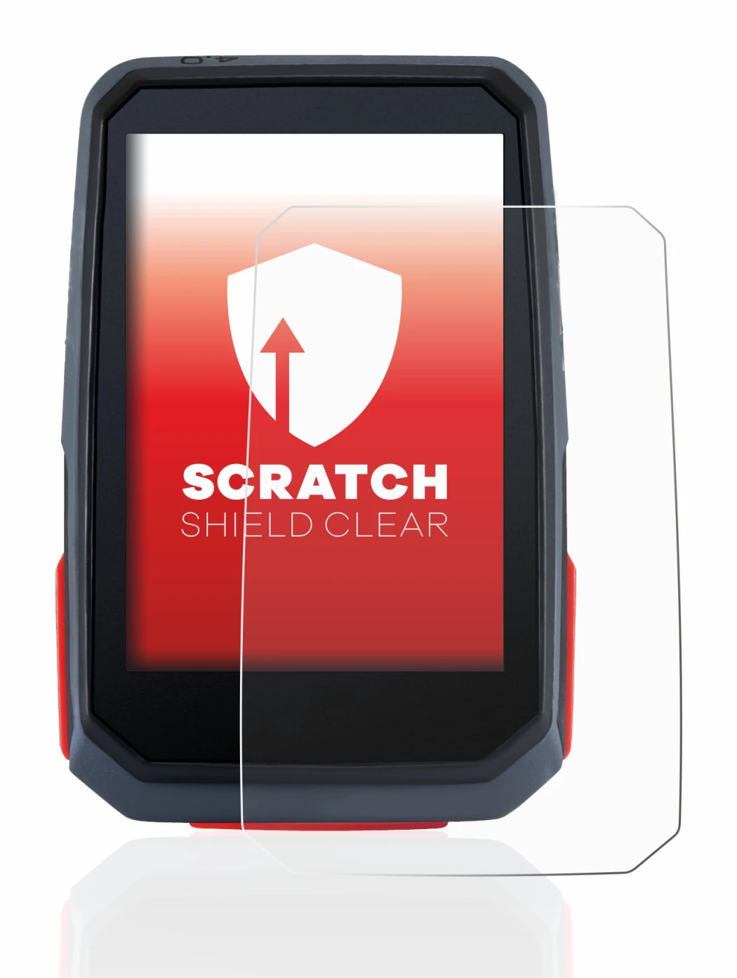 Imagen del dispositivo Sigma ROX 4.0 con una amplia variedad de protectores de pantalla.