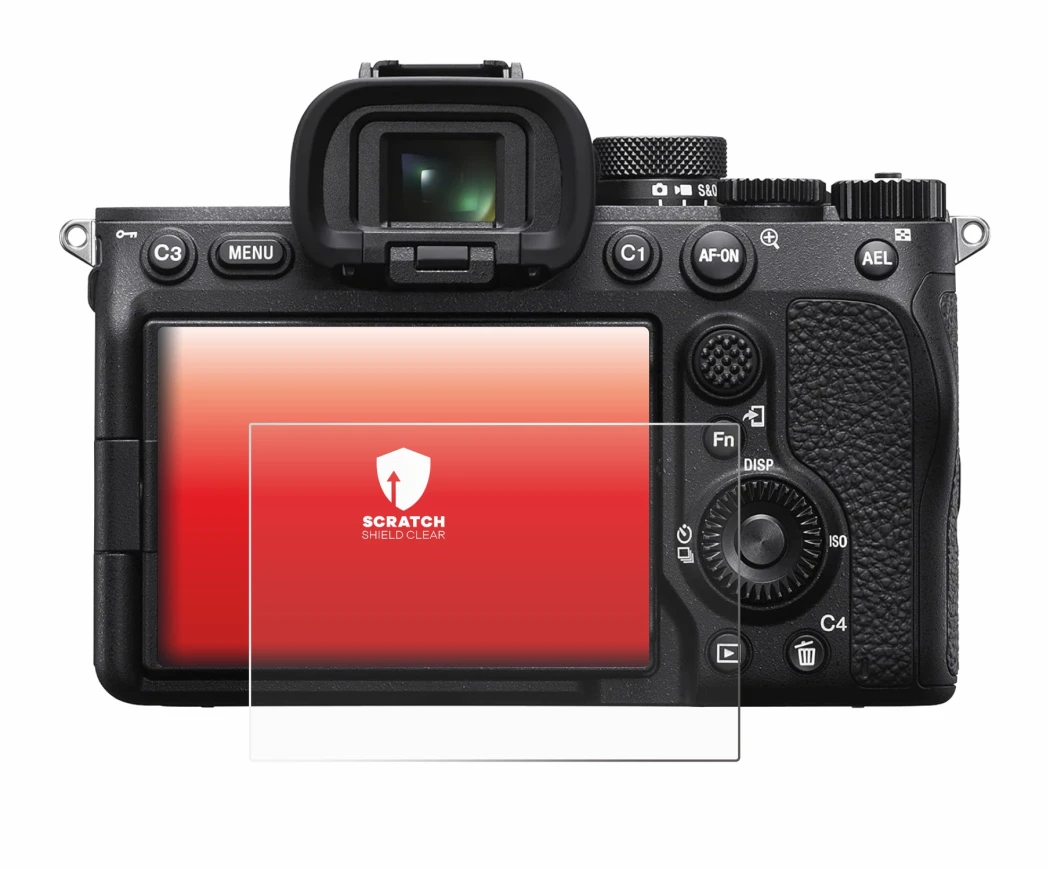 Imagen del dispositivo Sony Alpha 7 IV con una amplia variedad de protectores de pantalla.