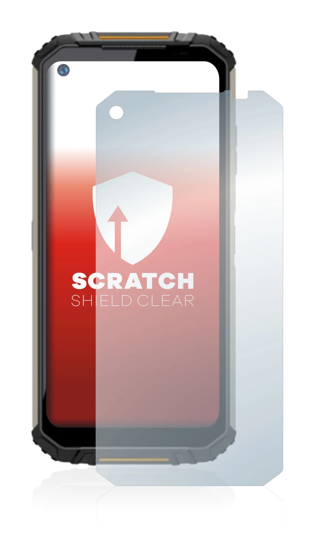 Imagen del dispositivo Oukitel WP16 con una amplia variedad de protectores de pantalla.