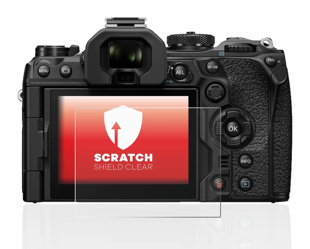 Imagen del dispositivo Olympus OM-1 2022 con una amplia variedad de protectores de pantalla.
