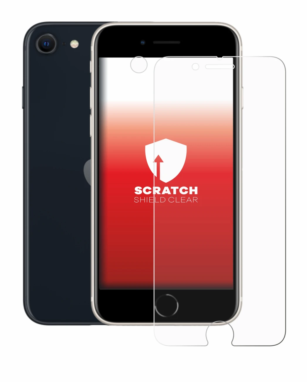 Imagen del dispositivo Apple iPhone SE 3 2022 (Frontal+Cámara) con una amplia variedad de protectores de pantalla.