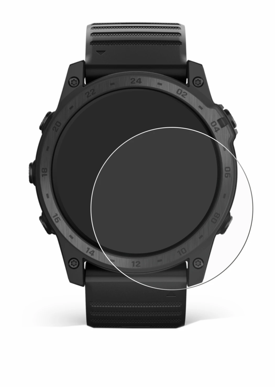 Imagen del dispositivo Garmin Tactix 7 Pro con una amplia variedad de protectores de pantalla.