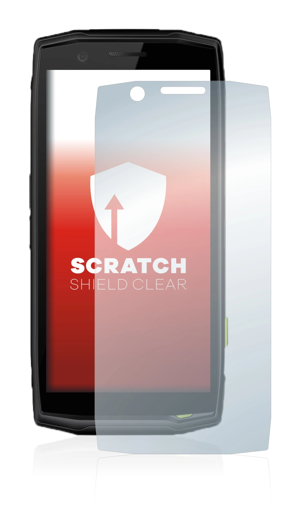 Imagen del dispositivo Crosscall Action-X5 con una amplia variedad de protectores de pantalla.