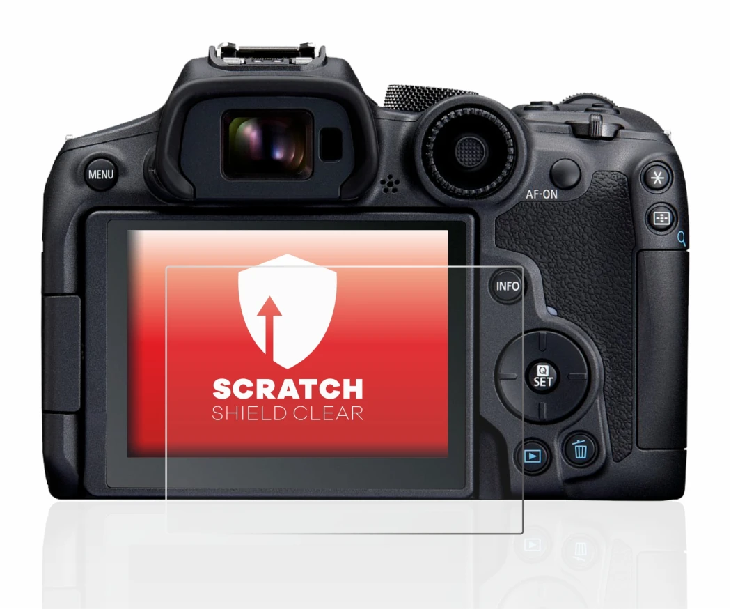 Imagen del dispositivo Canon EOS R7 con una amplia variedad de protectores de pantalla.