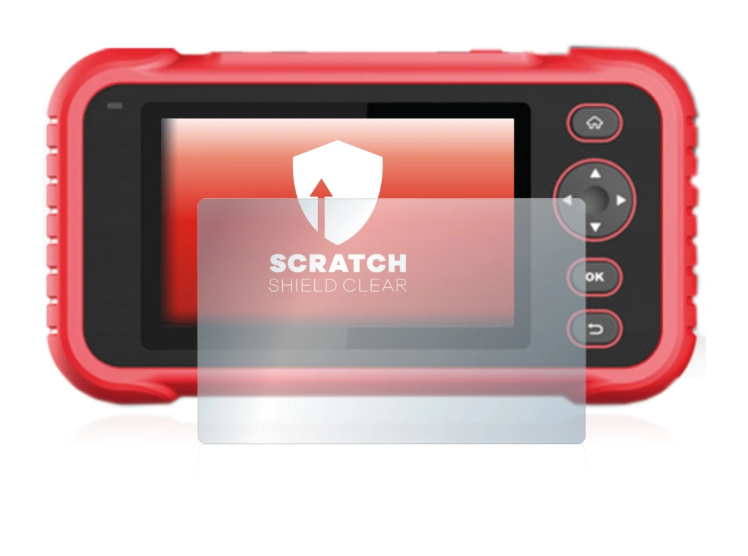Imagen del dispositivo Launch CRP 123 / 129 EVO con una amplia variedad de protectores de pantalla.