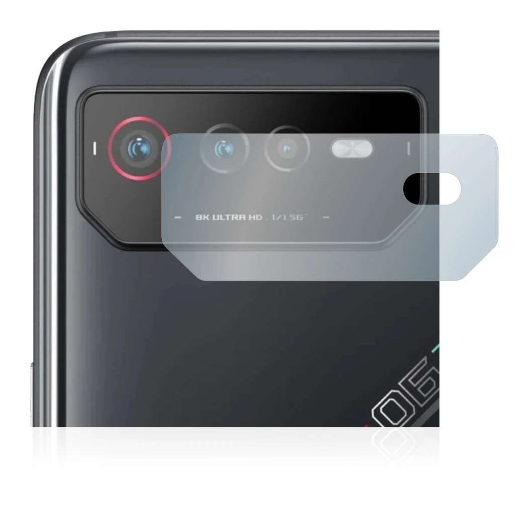 Imagen del dispositivo ASUS ROG Phone 6 (SÓLO Cámara) con una amplia variedad de protectores de pantalla.