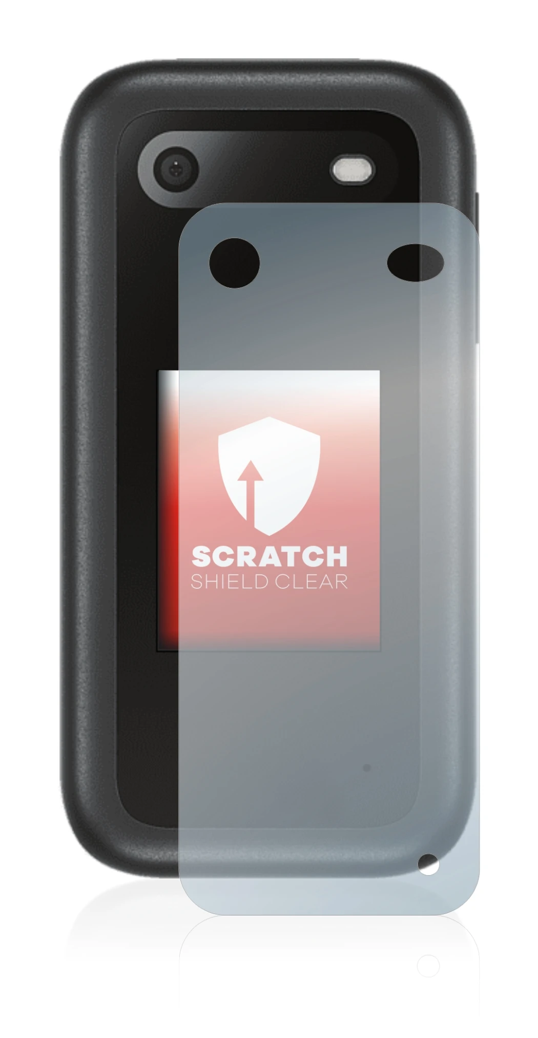Imagen del dispositivo Nokia 2660 Flip (Trasero) con una amplia variedad de protectores de pantalla.