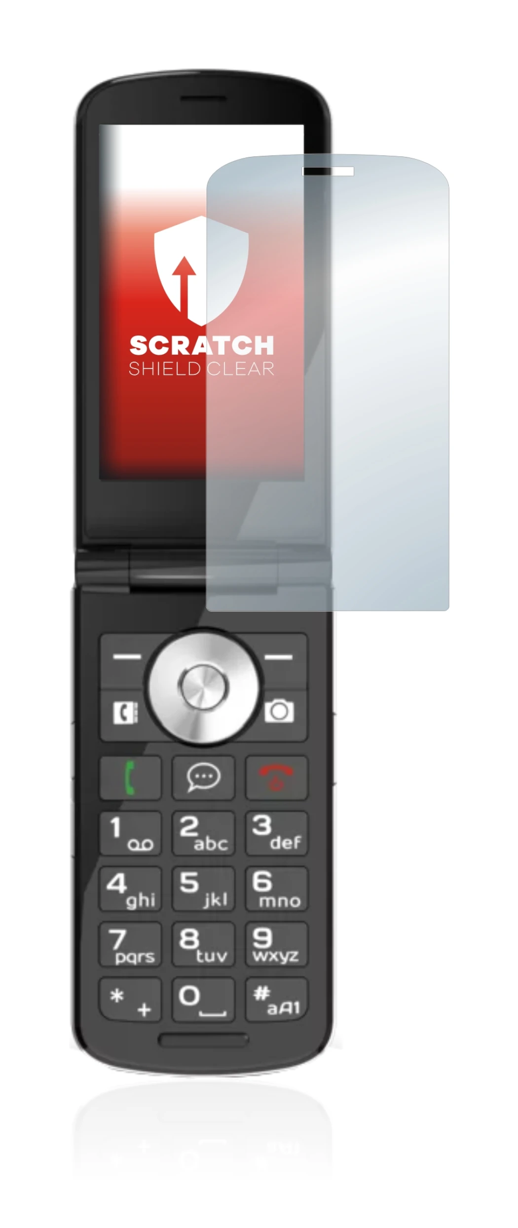 Imagen del dispositivo Emporia TOUCHsmart.2 con una amplia variedad de protectores de pantalla.