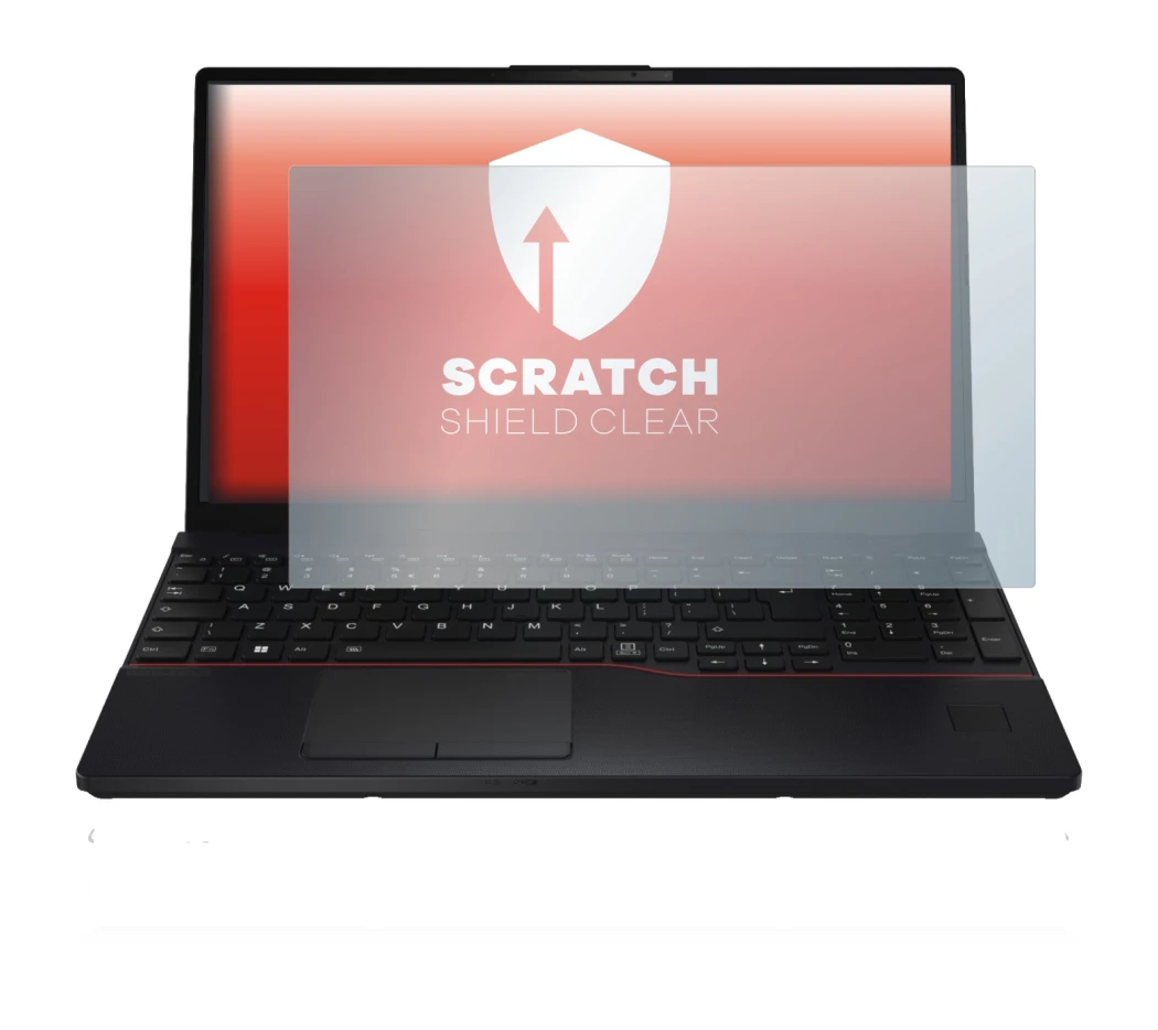 Imagen del dispositivo Fujitsu Lifebook E5512 con una amplia variedad de protectores de pantalla.