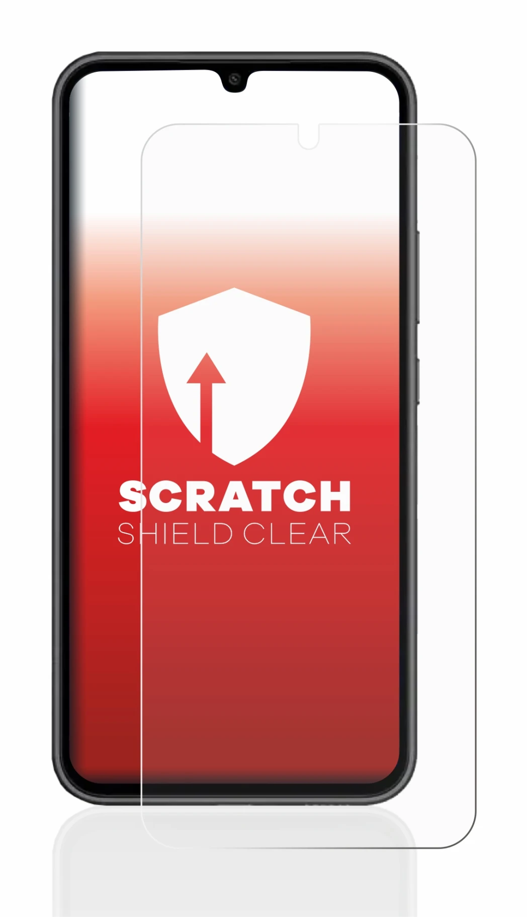 Imagen del dispositivo Samsung Galaxy A34 5G con una amplia variedad de protectores de pantalla.