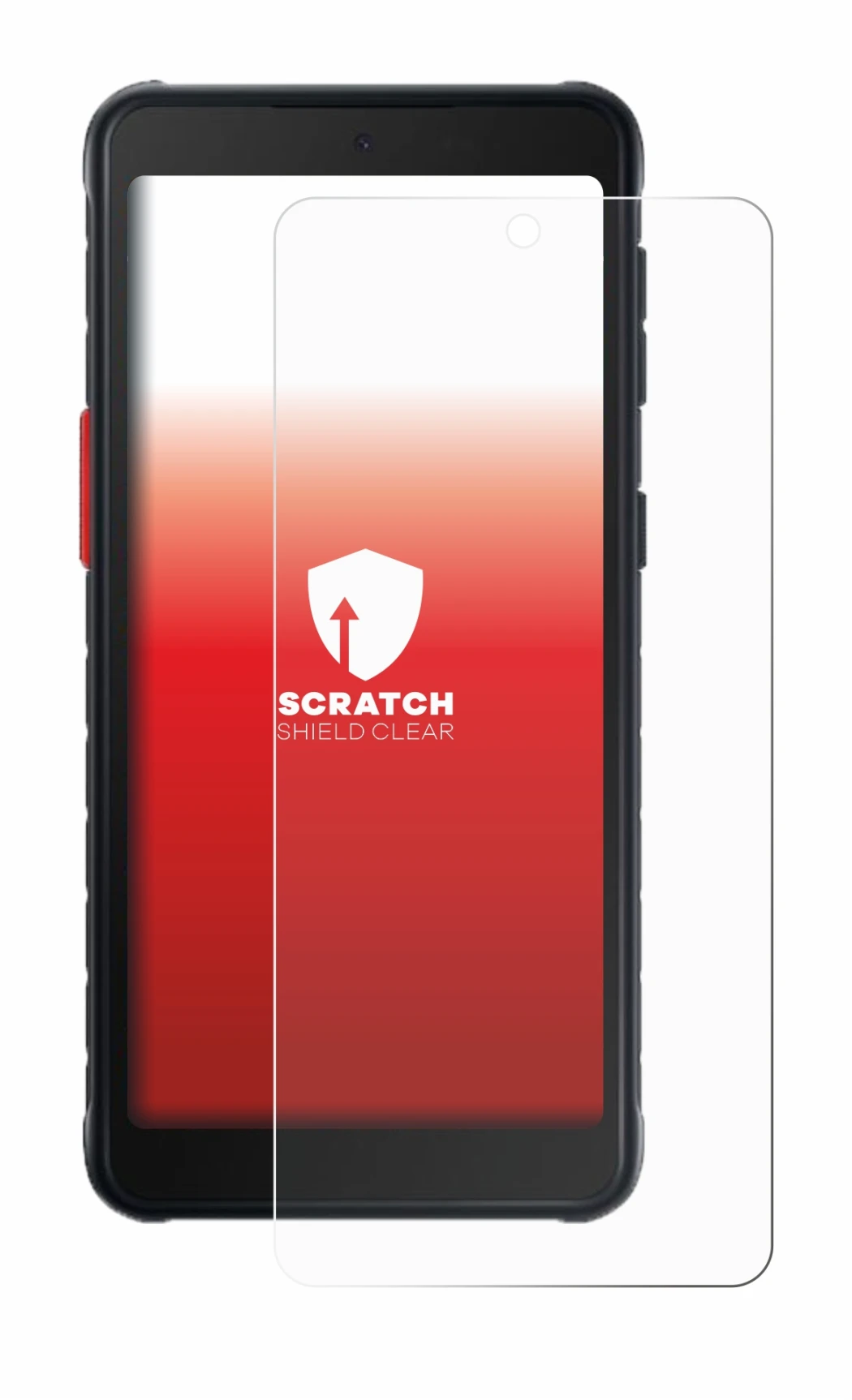 Imagen del dispositivo Samsung Galaxy XCover 5 Enterprise Edition con una amplia variedad de protectores de pantalla.