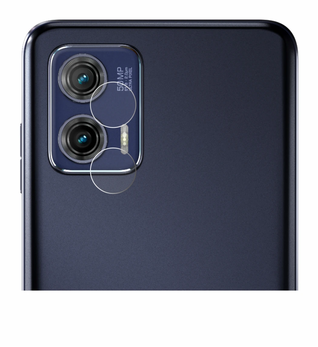 Imagen del dispositivo Motorola Moto G73 5G (SÓLO Cámara) con una amplia variedad de protectores de pantalla.