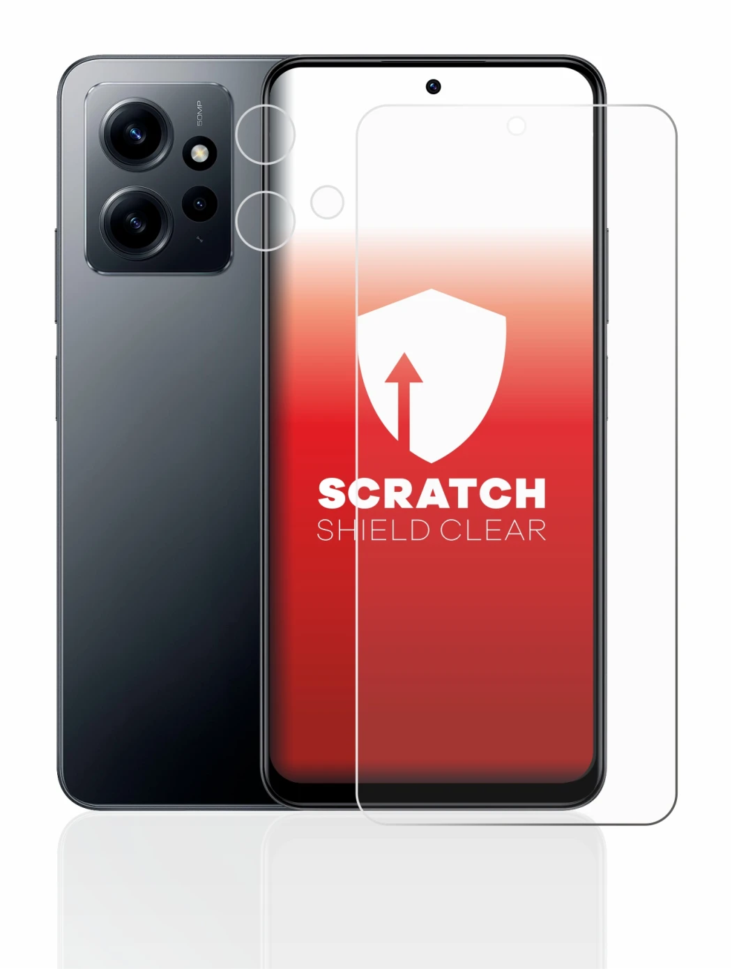 Imagen del dispositivo Xiaomi Redmi Note 12 4G (Frontal+Cámara) con una amplia variedad de protectores de pantalla.