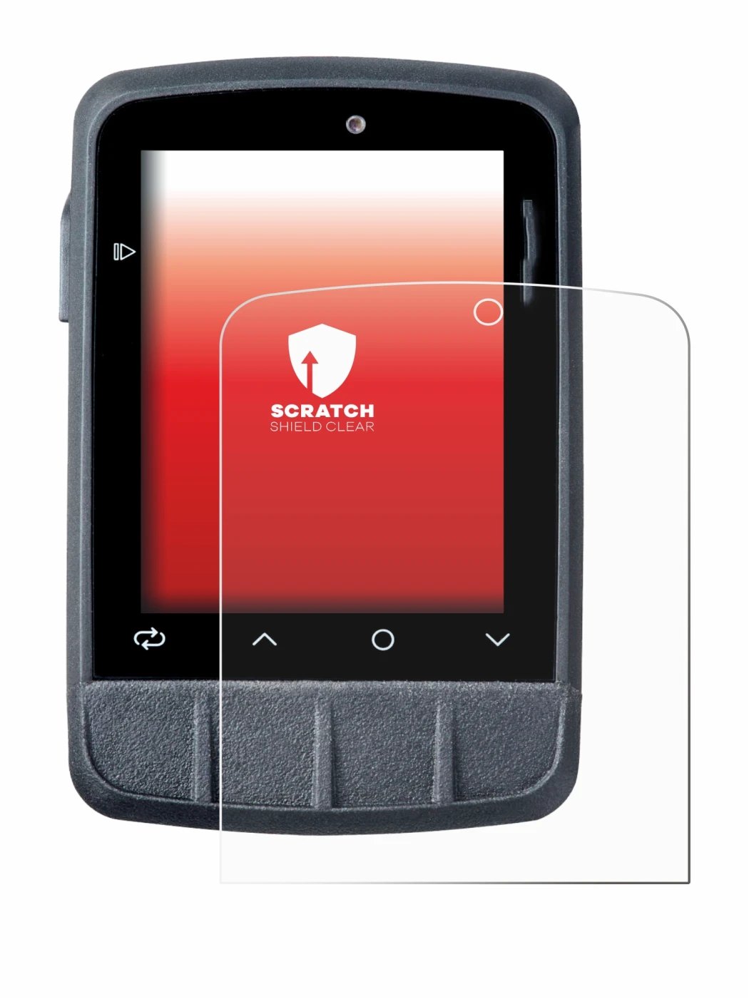 Imagen del dispositivo Giant Dash M200 con una amplia variedad de protectores de pantalla.