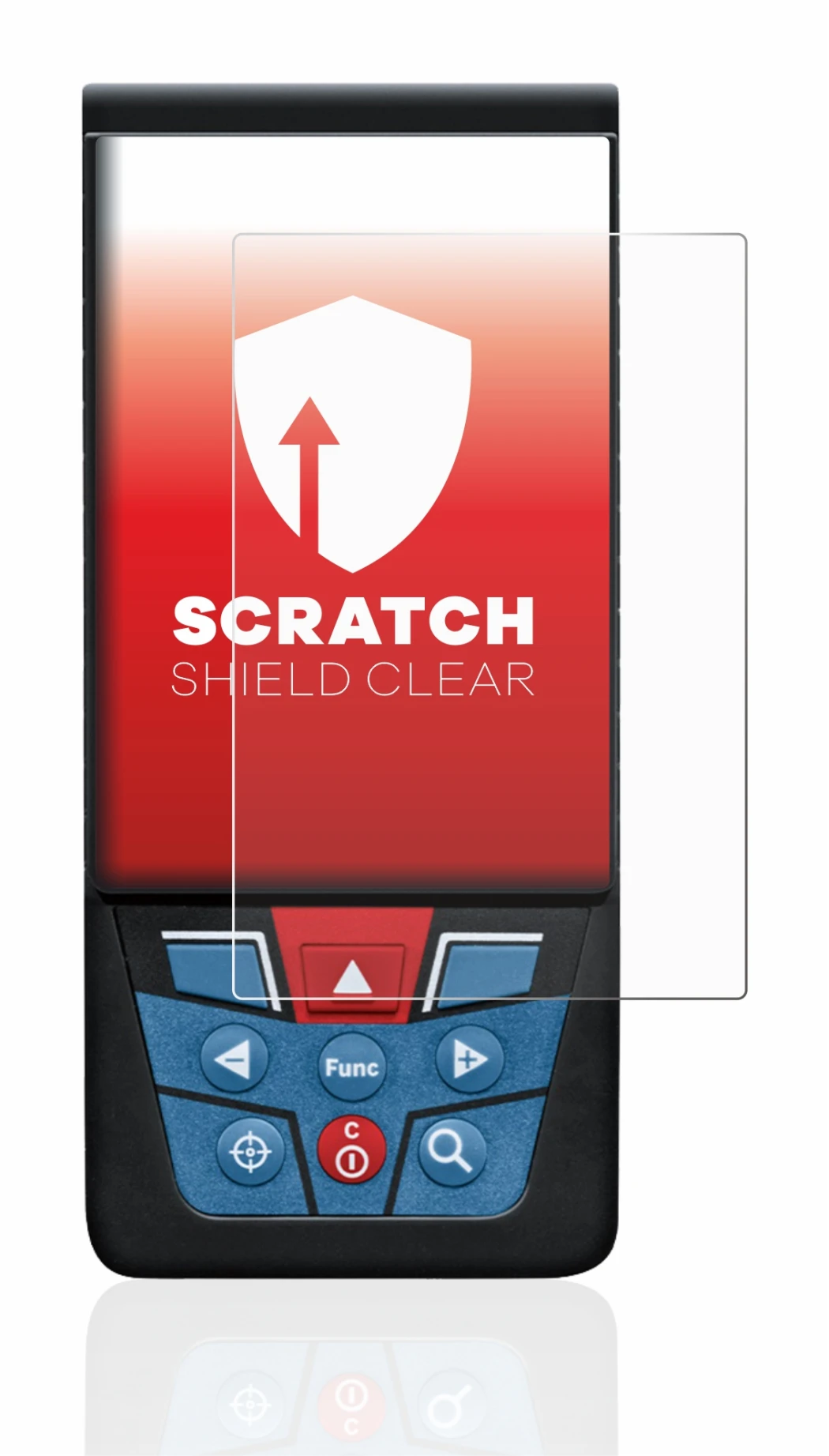 Imagen del dispositivo Bosch GLM 100-25c con una amplia variedad de protectores de pantalla.