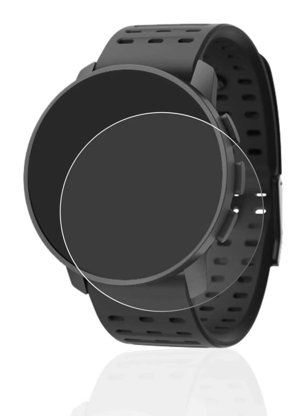 Imagen del dispositivo Suunto 9 Peak Pro con una amplia variedad de protectores de pantalla.