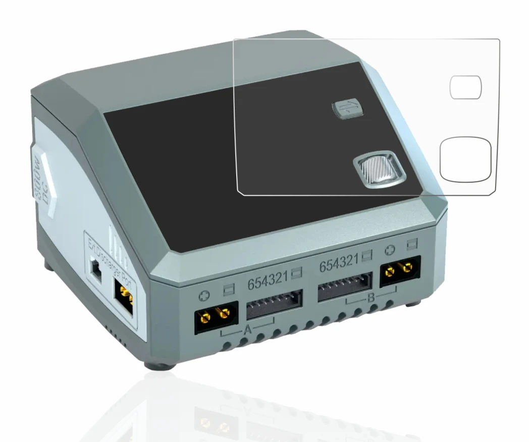 Imagen del dispositivo SkyRc D200 neo con una amplia variedad de protectores de pantalla.