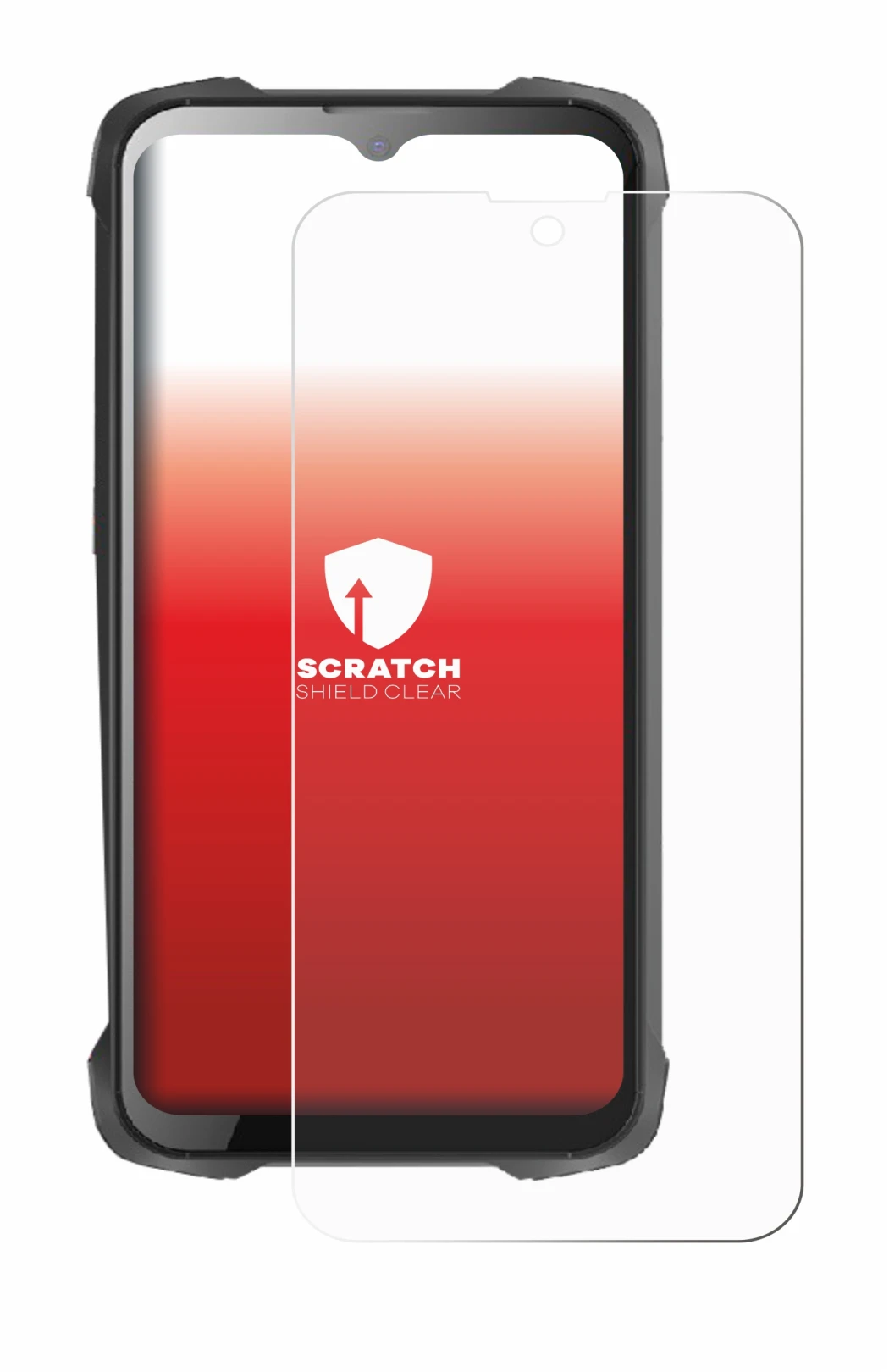 Imagen del dispositivo Cubot King Kong 9 con una amplia variedad de protectores de pantalla.