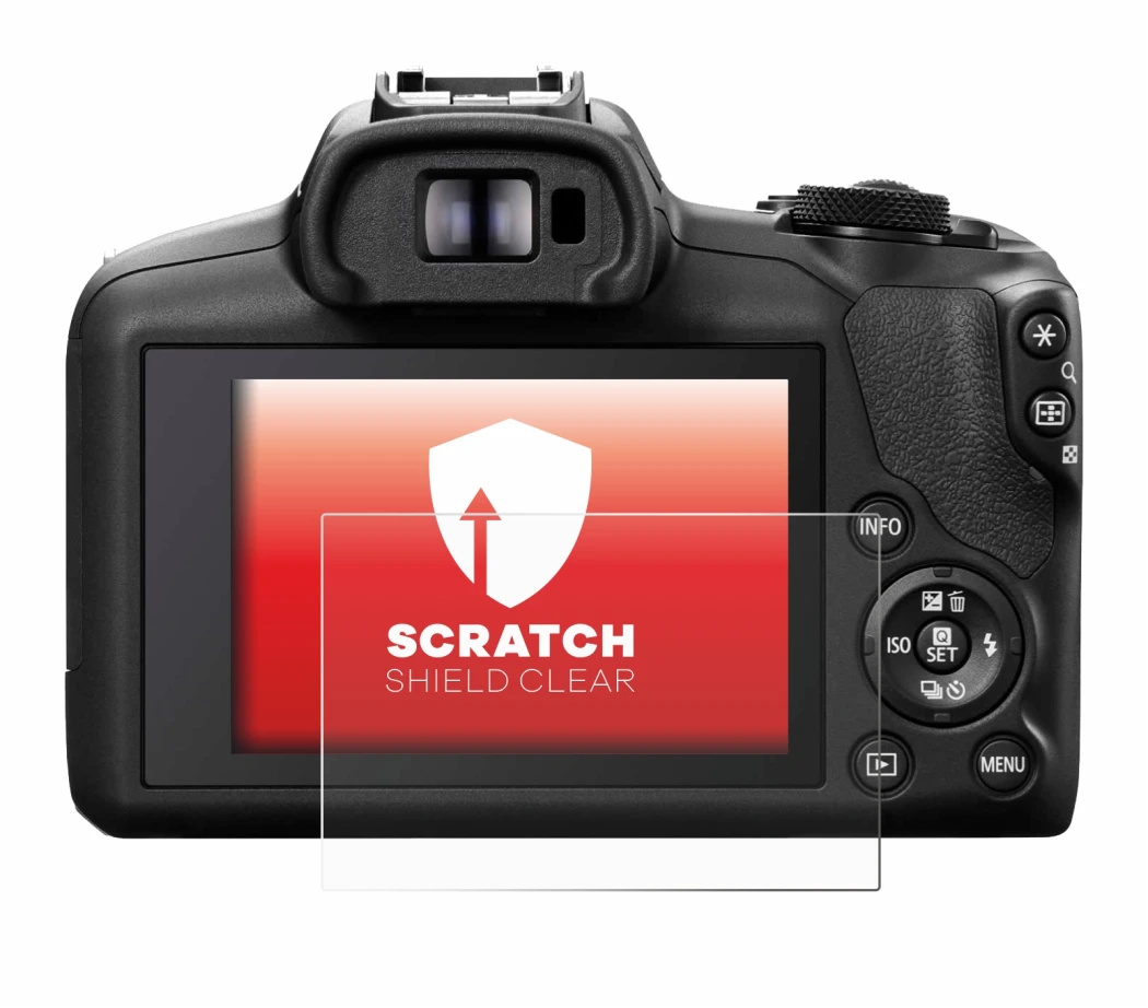 Imagen del dispositivo Canon EOS R100 con una amplia variedad de protectores de pantalla.
