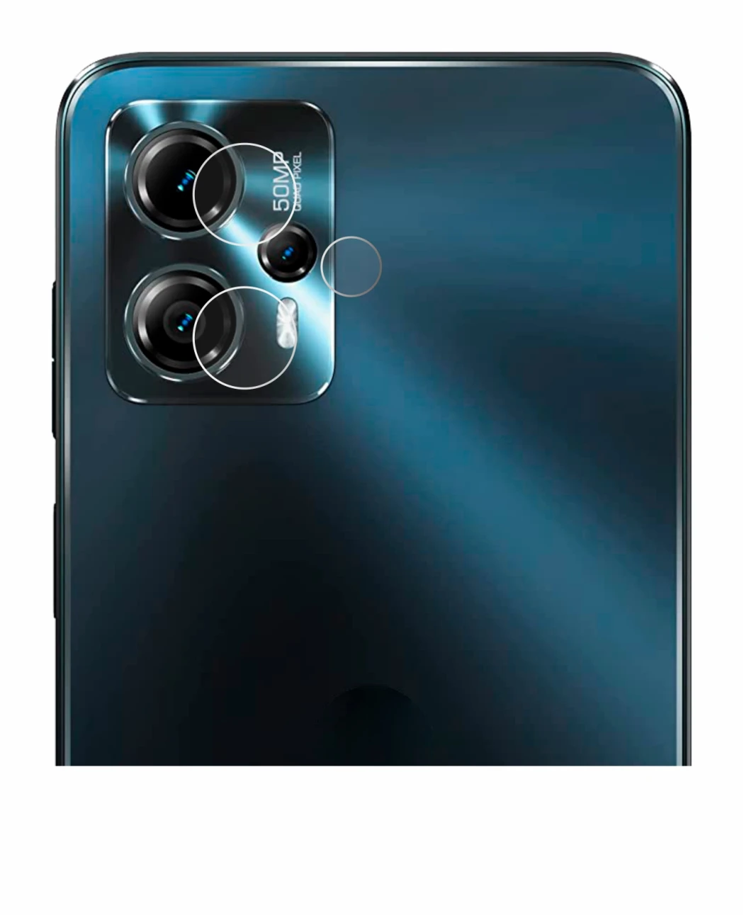 Imagen del dispositivo Motorola Moto G13 (SÓLO Cámara) con una amplia variedad de protectores de pantalla.