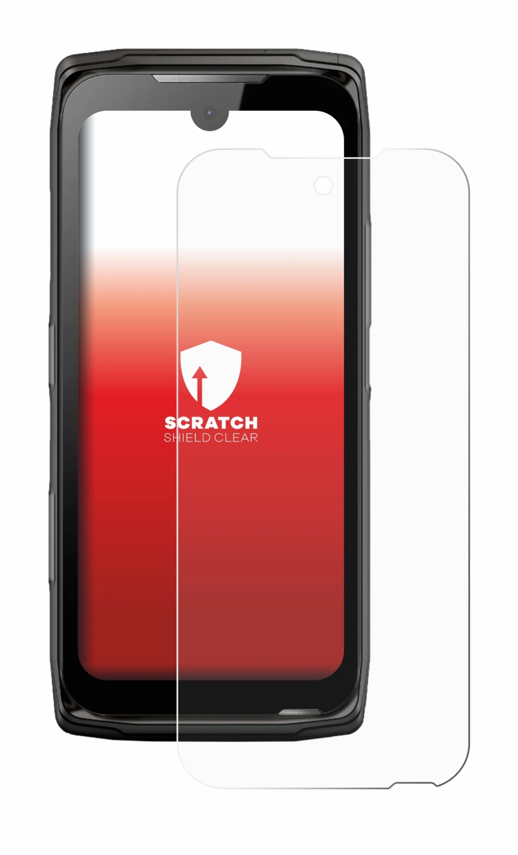 Imagen del dispositivo Crosscall Core-Z5 con una amplia variedad de protectores de pantalla.