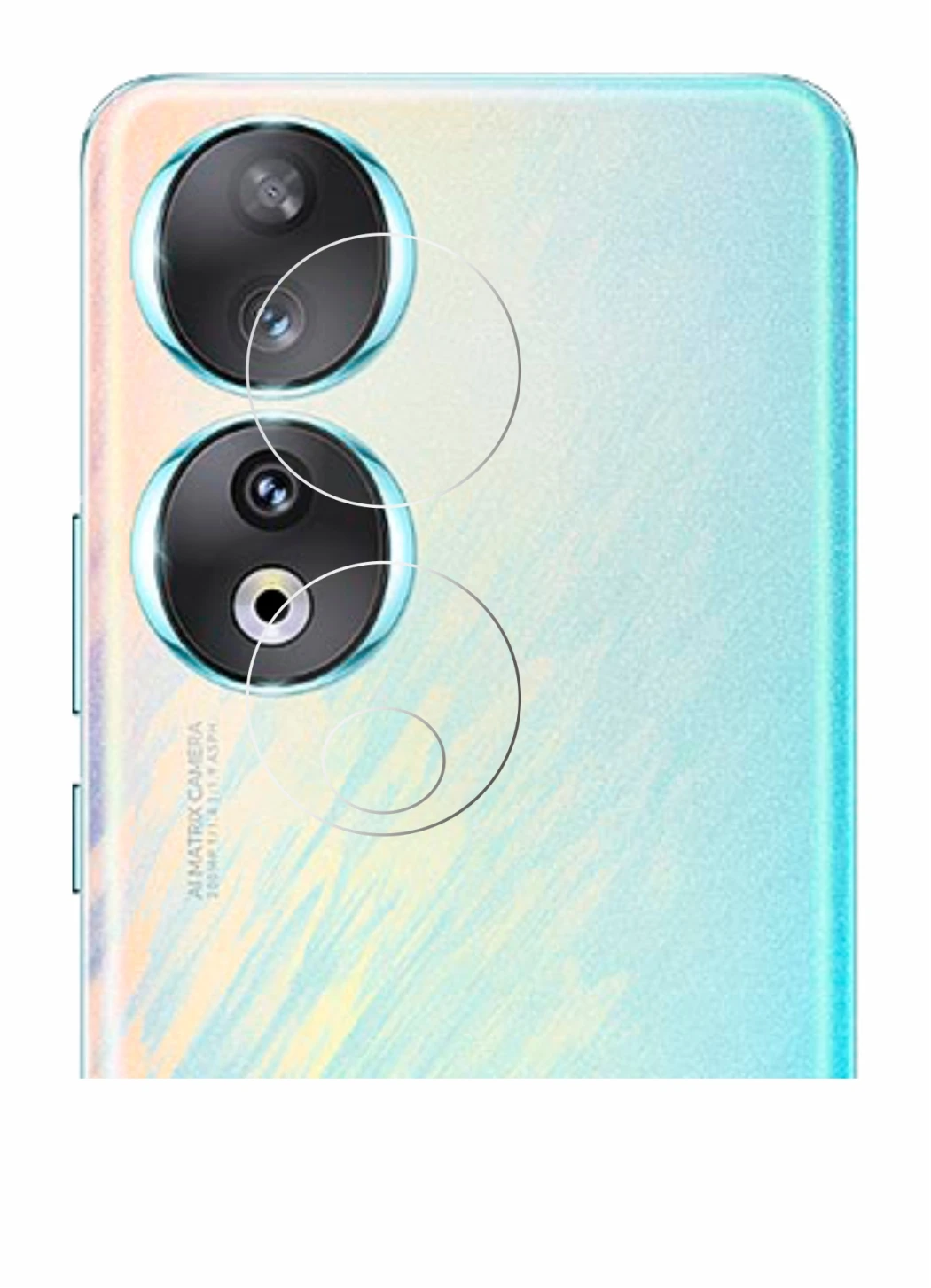 Imagen del dispositivo Honor 90 (SÓLO Cámara) con una amplia variedad de protectores de pantalla.