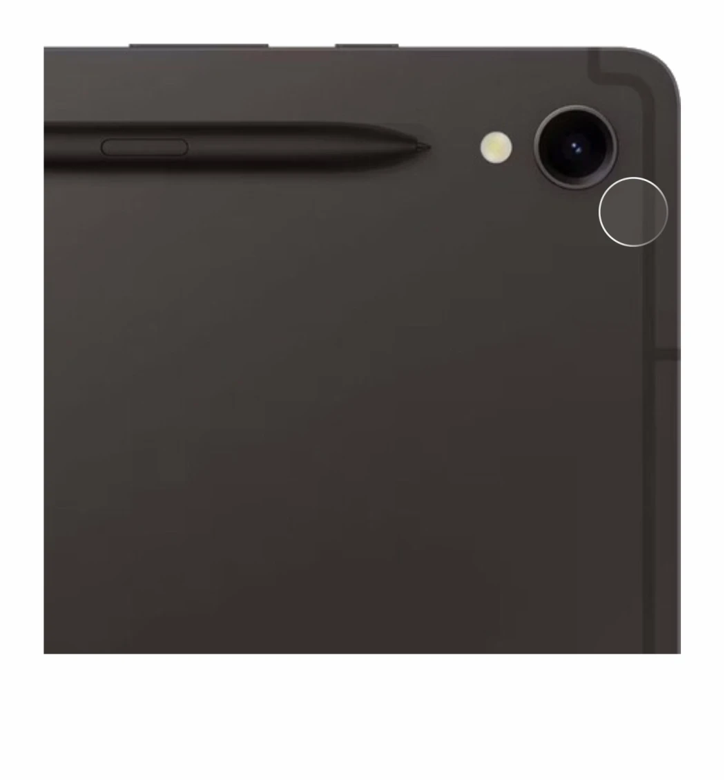 Imagen del dispositivo Samsung Galaxy Tab S9 5G (SÓLO Cámara) con una amplia variedad de protectores de pantalla.