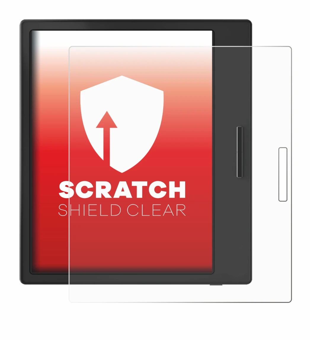 Imagen del dispositivo Boox Page con una amplia variedad de protectores de pantalla.