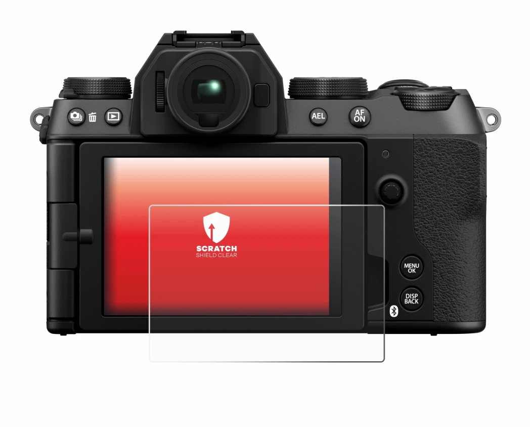 Imagen del dispositivo Fujifilm X-S20 con una amplia variedad de protectores de pantalla.