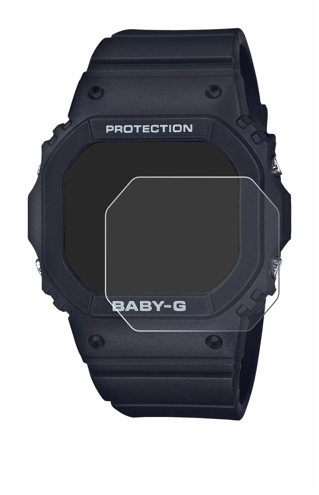 Imagen del dispositivo Casio Baby-G BGD-565 con una amplia variedad de protectores de pantalla.