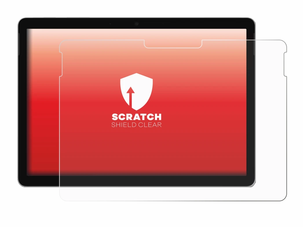 Imagen del dispositivo Microsoft Surface Go 4 con una amplia variedad de protectores de pantalla.