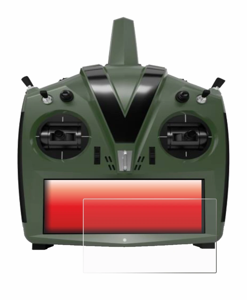 Imagen del dispositivo VBar Control Evo con una amplia variedad de protectores de pantalla.