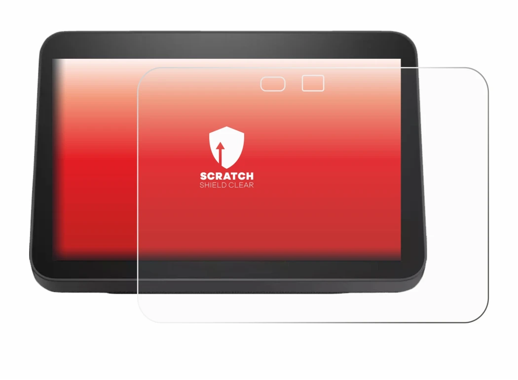 Imagen del dispositivo Amazon Echo Show 8 2023 (3a Gen.) con una amplia variedad de protectores de pantalla.